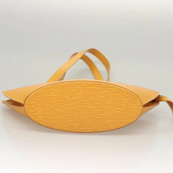 LOUIS VUITTON Epi Saint Jacques Poignees Long Bag Yellow M52339 LV Auth 122938 - Picture 10 of 15